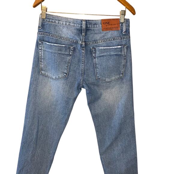 One X Teaspoon Awesome Baggies Jeans Destroyed sz 25 - Picture 7 of 13